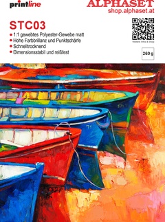 STC03 Polyester Canvas matt 260g,